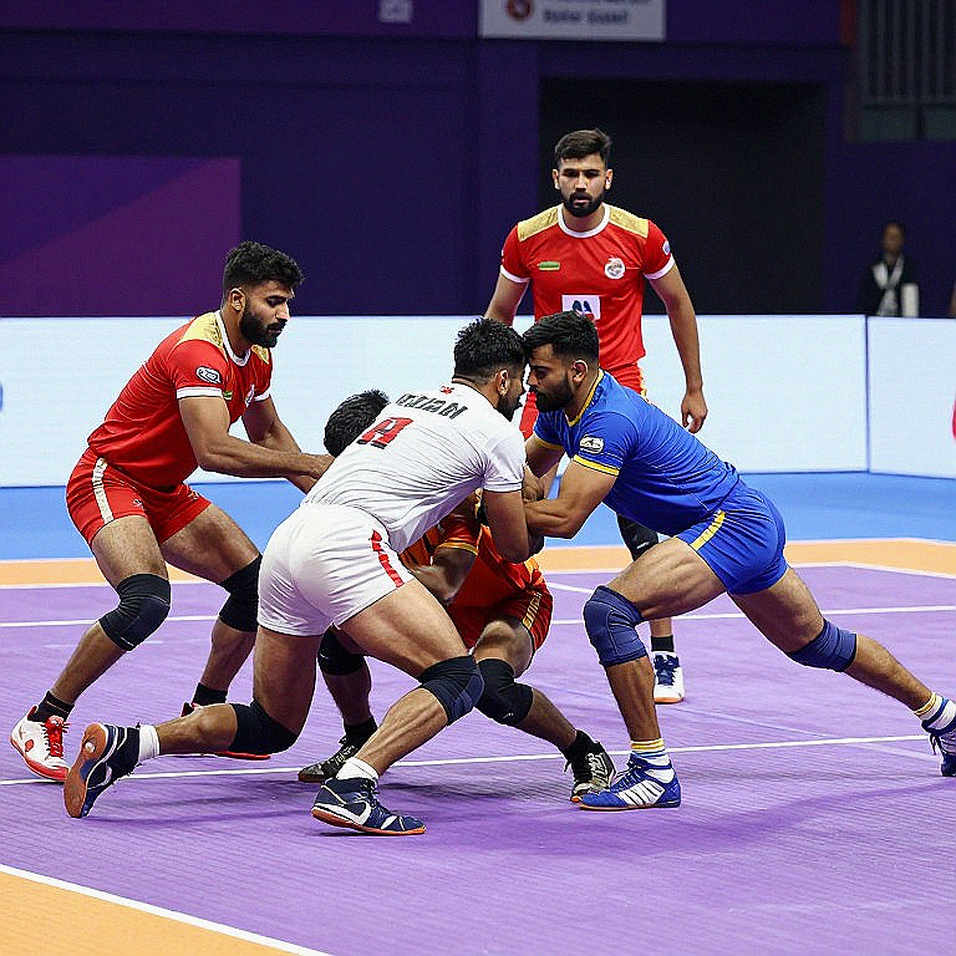 এশিয়ান গেমস ২০২৬: কাবাডি সম্প্রচারের উত্তর নেই, অথচ ভারতের সোনার প্রত্যাশা আগেই ছাপা এশিয়ান গেমস ২০২৬: কাবাডি সম্প্রচারের উত্তর নেই, অথচ ভারতের সোনার প্রত্যাশা আগেই ছাপা