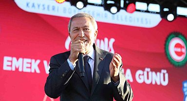 Bakan Akar: "Hiçbir işçinin hakkını yedirmedik yedirmeyeceğiz"