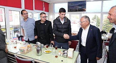 Başkan Büyükkılıç'tan Sarız'a ziyaret