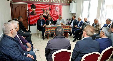 Başkan Yalçın mekik dokuyor