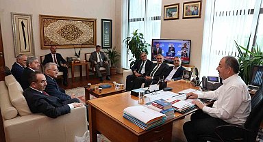 Büyükkılıç ve Başkanlardan Özhaseki'ye ziyaret