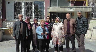 Depremde ağır hasar alan bina suç mekanı oldu, mahalleli isyan etti