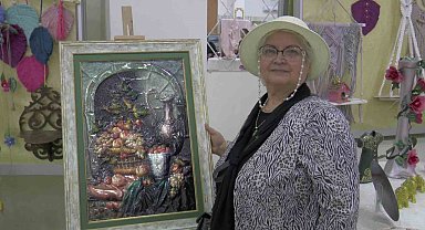 72 yaşında sanatı bırakmadı