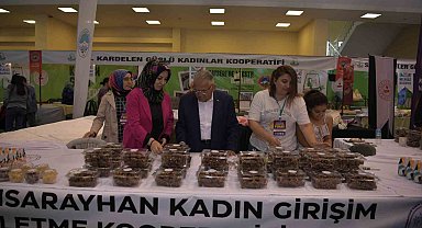 Başkan Büyükkılıç'a üreten kadınlardan teşekkür