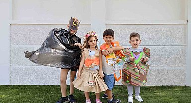 Çocuklardan 'çevreci' defile