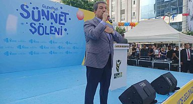 Esenler'de bin çocukla "Geleneksel Sünnet Şöleni" etkinliği düzenlendi