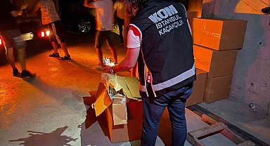 İstanbul merkezli 4 ilde operasyon: Piyasa değeri 23 milyon lira olan kaçak tütün ürünü ele geçirildi