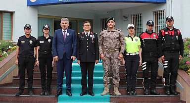 Karabörk'ten İl Jandarma Komutanlığı'na ziyaret