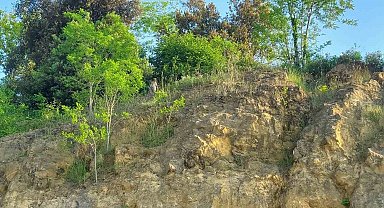 Kayalıklara çıkan kadını kaymakam ile emniyet müdürü ikna etti