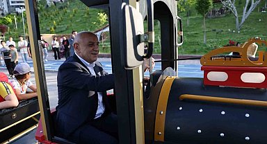 Keçiören'de ücretsiz tren keyfi