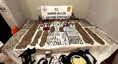 Mardin'de 22 bin 265 adet tarihi eserle yakalanan şüpheli tutuklandı