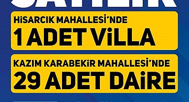 Melikgazi; 29 Daire ve 1 Adet Villa İçin Satışa Çıkıyor
