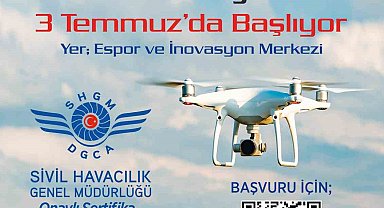 Talas Belediyesi'nden gençlere drone kursu