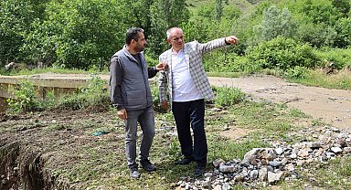 Yahyalı'da sel ve taşkınları çözmek için çalışmalar başladı