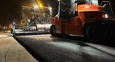 Yol yapım çalışmaları devam ediyor