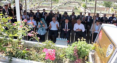 15 Temmuz şehidi mezarı başına anıldı