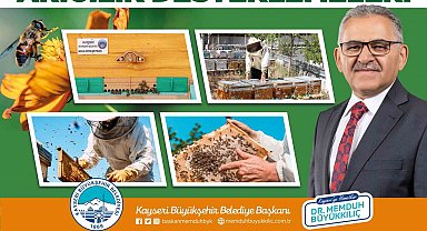 Başkan Büyükkılıç: "800 adet arılı kovan dağıtacağız"