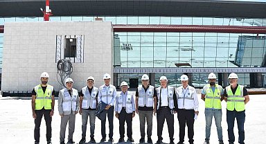 Başkan Büyükkılıç'tan Kayseri Havalimanı Yeni Terminal Binası'na yakın takip