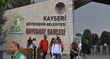 Büyükşehir Hayvanat Bahçesini Kurban Bayramı'nda 65 bin kişi ziyaret etti