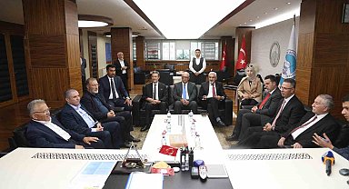 Filistin Büyükelçisi'nden Başkan Büyükkılıç'a ziyaret