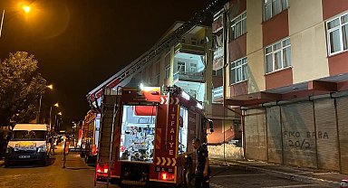 İkamette çıkan yangın 1 saatte söndürüldü