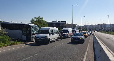 İşçi servisleri çarpıştı: 14 yaralı