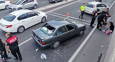 Kazadan sonra çıkan kavgada bir şoför bıçaklandı