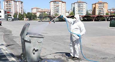 Melikgazi her mahallede 7 gün ilaçlama yapıyor