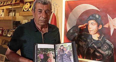 Şehit olacağı Cennet Yiğit'in içine doğmuş