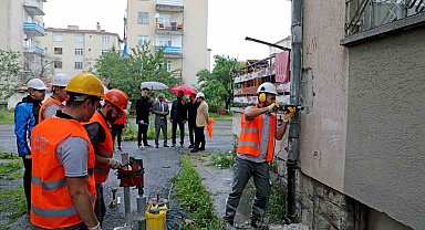 Talas'ta Karot Alınıyor, Riskli Yapılar Tespit Ediliyor