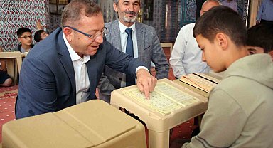 Yozgat Valisi Polat Kur'an kursunda ders verdi