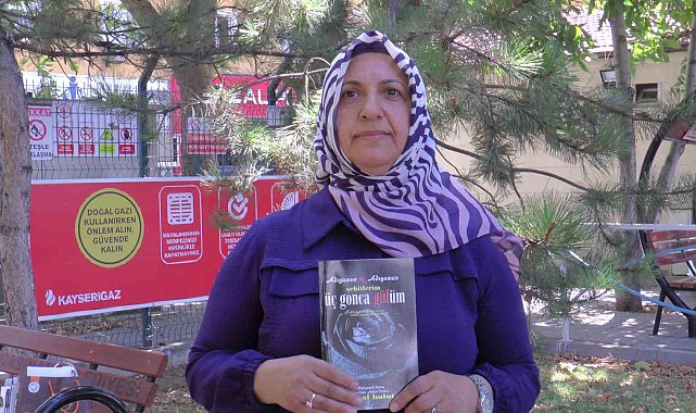 Depremin acısını kitaba döktü