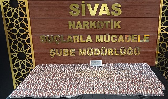 Sivas'ta tarihi eser ve uyuşturucu operasyonu