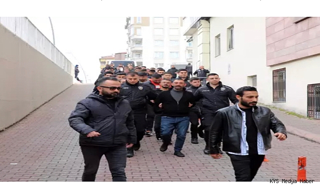 Kayseri'de 'Yılanlar grubu' soruşturmasında 22 sanığa dava