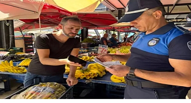 Kayseri zabıtasından pazar yeri ve marketlerde denetim