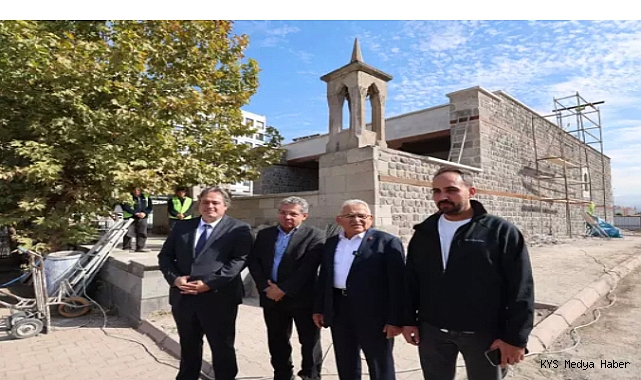 Başkan Büyükkılıç, restore edilen Tasmakıran Cami’nde incelemelerde bulundu