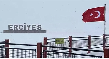 Kayseri'de kar yağışı