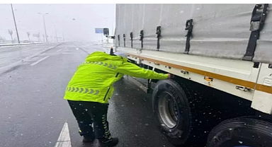 Kayseri’de kış lastiği denetimi