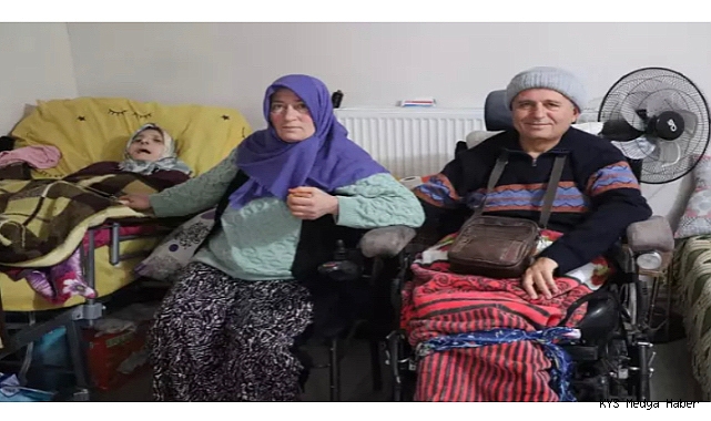 21 yıldır serebral palsili ablası ile ağabeyine bakıyor