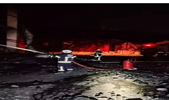 Büyükşehir İtfaiyesi, Kırıkkale’deki yangına müdahale etti