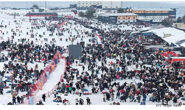 Erciyes, sömestirde 1,2 milyon ziyaretçi ağırladı