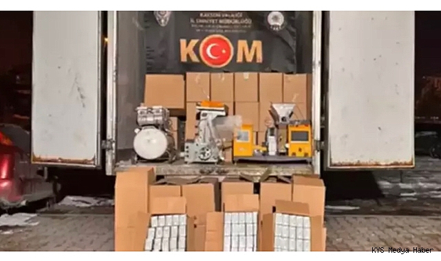 Kayseri’de 270 kilogram kaçak tütün ele geçirildi