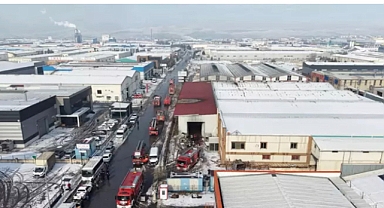 Kayseri’de mobilya fabrikasında yangın