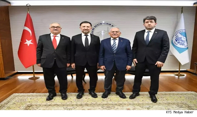 TUSAŞ heyetinden Başkan Büyükkılıç'a ziyaret