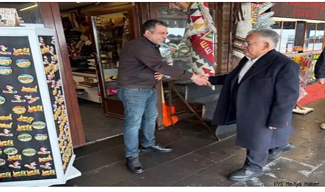 Başkan Büyükkılıç’tan Erciyes Kayak Merkezi’nde esnaf ziyareti