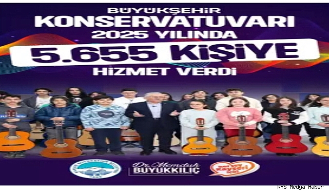 Büyükşehir konservatuvarı 5 bin 655 kişiye hizmet verdi 