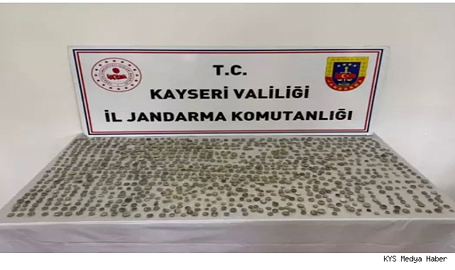 Kayseri'de Helenistik döneme ait 1291 adet sikke ele geçirildi
