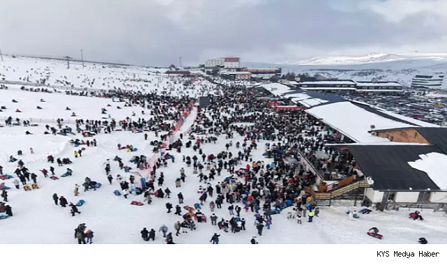 Sömestir tatilinde Erciyes’e 1.4 milyon ziyaretçi