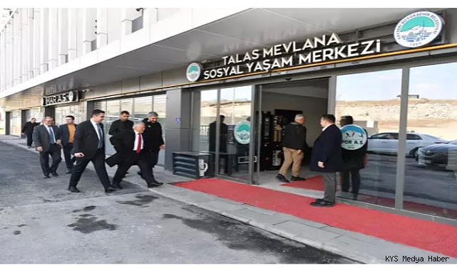 Başkan Büyükkılıç’tan, Mevlana Sosyal Yaşam Merkezi’ne ziyaret