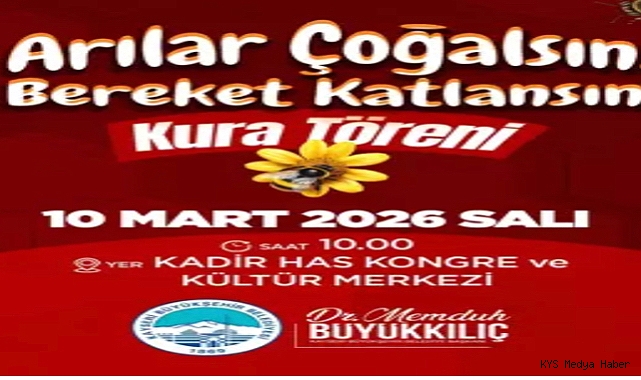 Kayseri'de ‘Arılar Çoğalsın, Bereket Katlansın’ projesinde bin 500 koloni dağıtılacak